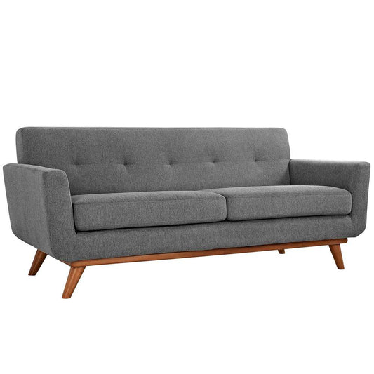 Modway - Engage Upholstered Fabric Loveseat - EEI-1179-GRY veiw 1