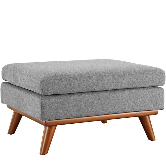 Modway - Engage Upholstered Fabric Ottoman - EEI-1797-GRY veiw 1