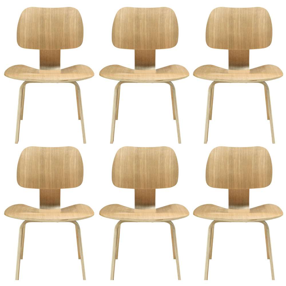 Modway - Fathom Dining Chairs (Set of 6) - EEI-910-NAT veiw 2