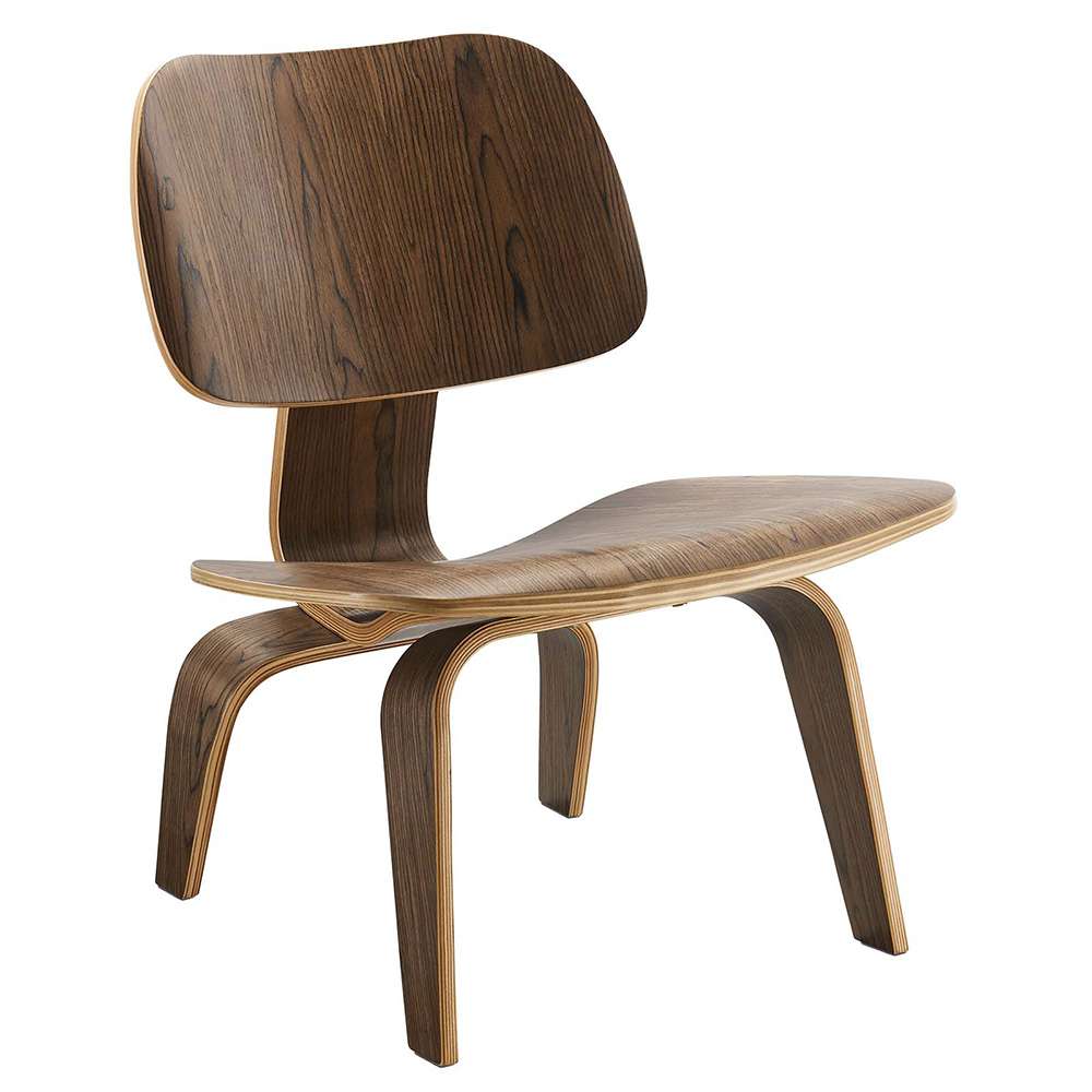 Modway - Fathom Wood Lounge Chair - EEI-510-WAL veiw 1