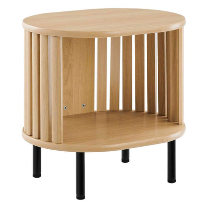 Modway - Fortitude Side Table - EEI-6523-OAK veiw 2