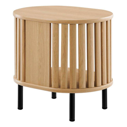 Modway - Fortitude Side Table - EEI-6523-OAK veiw 4