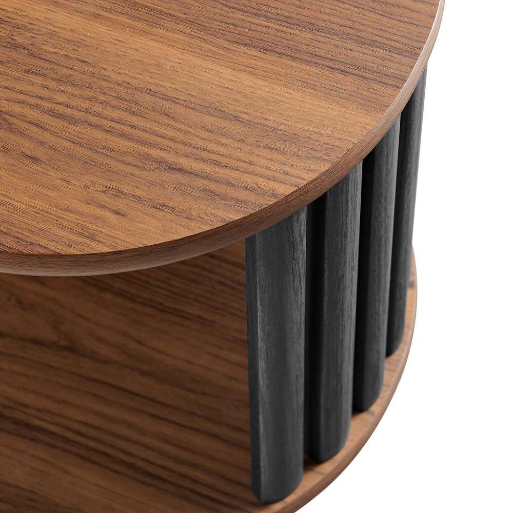 Modway - Fortitude Side Table - EEI-6523-WAL-BLK veiw 6