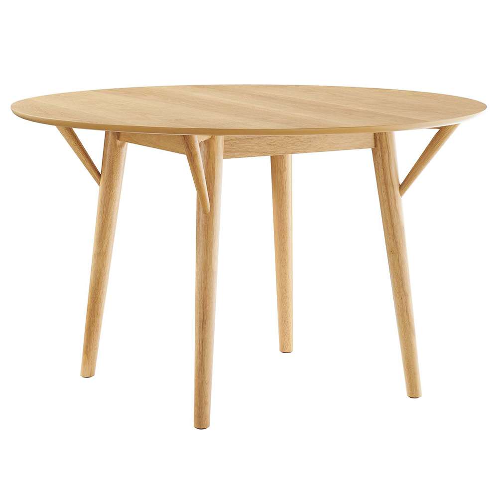 Modway - Gallant 47in Round Dining Table - EEI-5511-OAK-OAK veiw 1