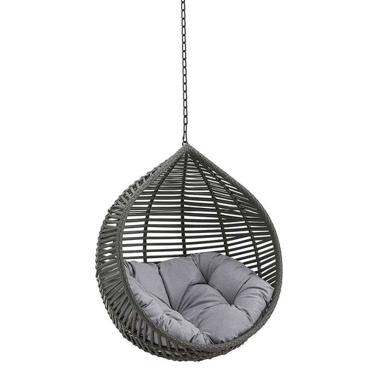 Modway - Garner Teardrop Outdoor Patio Swing Chair Without Stand - EEI-3637-GRY-GRY view 1