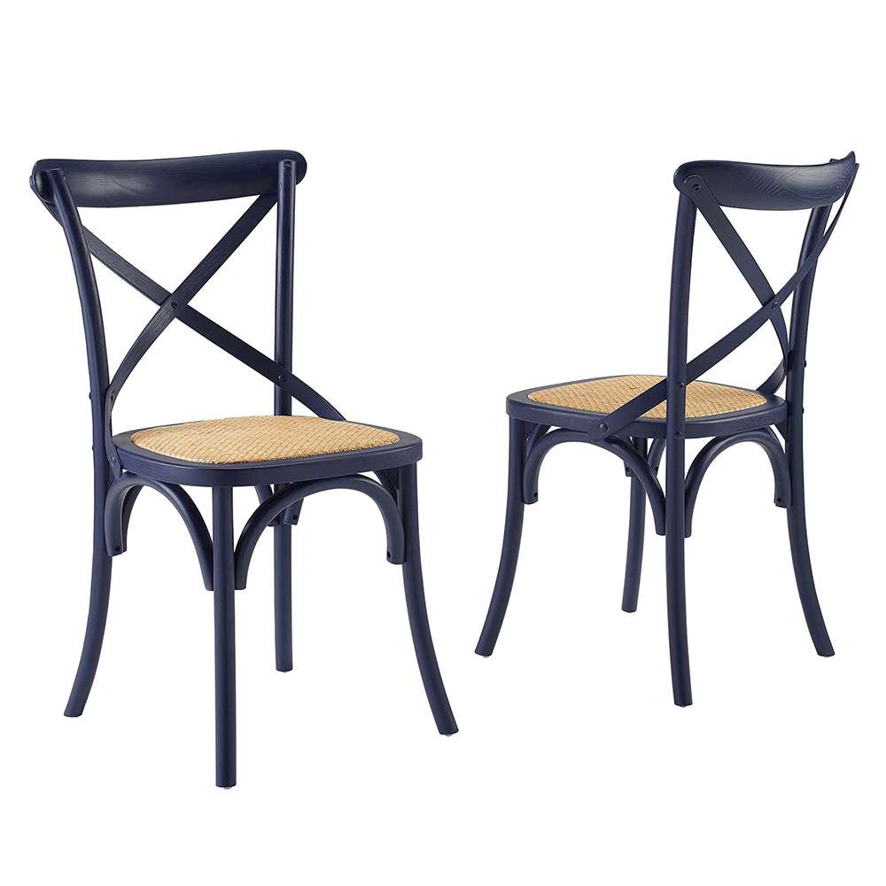 Modway - Gear Dining Side Chair (Set of 2) in Midnight Blue - EEI-3481-MID veiw 1