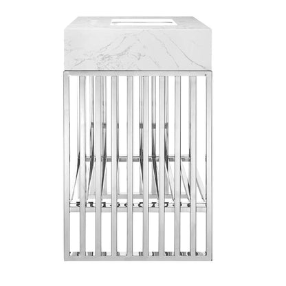 Modway - Gridiron 30in Bathroom Vanity - EEI-6105-WHI-SLV veiw 3