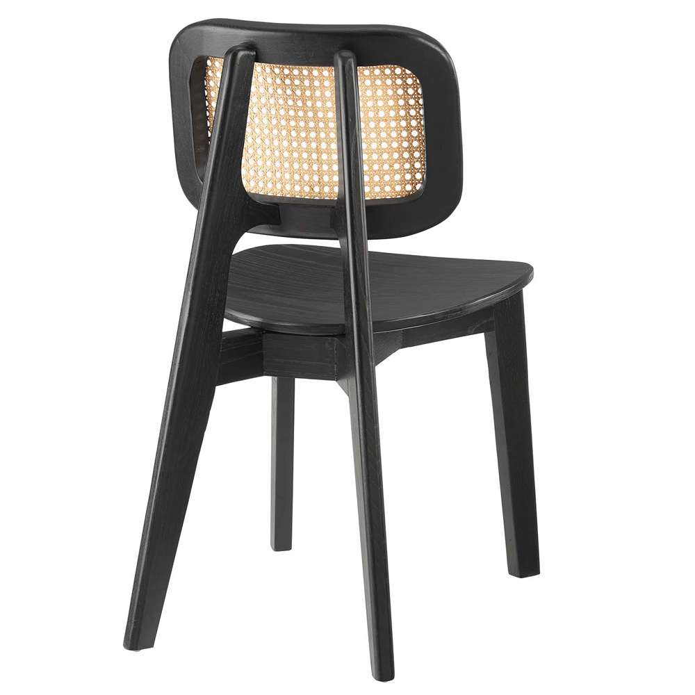 Modway - Habitat Wood Dining Side Chair - EEI-4645-BLK veiw 4
