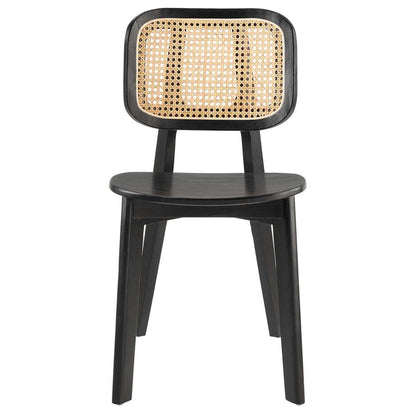 Modway - Habitat Wood Dining Side Chair (Set of 2) - EEI-6077-BLK veiw 6