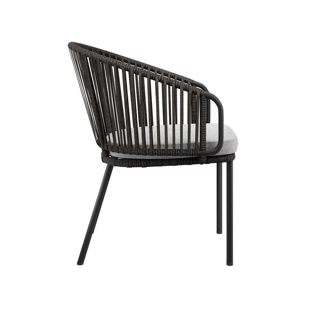 Modway - Harbor Outdoor Patio Armchair - EEI-5033-CHA-GRY veiw 3