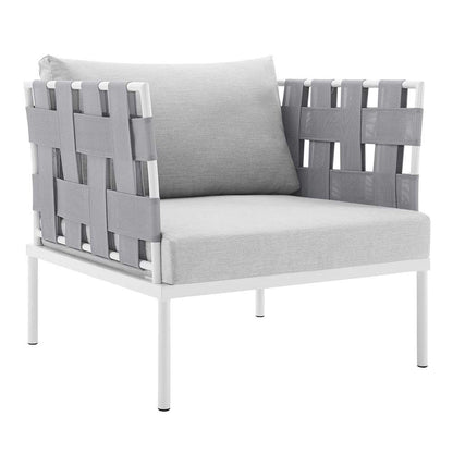 Modway - Harmony Sunbrella Outdoor Patio Aluminum Armchair - EEI-4956-GRY-GRY veiw 2