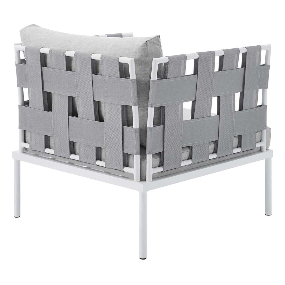 Modway - Harmony Sunbrella Outdoor Patio Aluminum Armchair - EEI-4956-GRY-GRY veiw 4