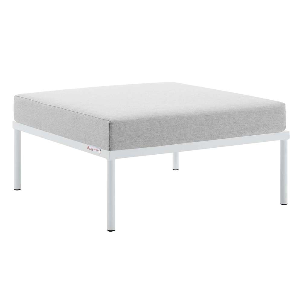 Modway - Harmony Sunbrella Outdoor Patio Aluminum Ottoman - EEI-4969-GRY veiw 1