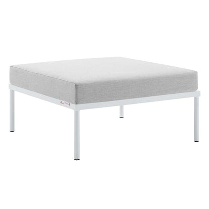 Modway - Harmony Sunbrella Outdoor Patio Aluminum Ottoman - EEI-4969-GRY veiw 1