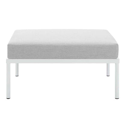 Modway - Harmony Sunbrella Outdoor Patio Aluminum Ottoman - EEI-4969-GRY veiw 4