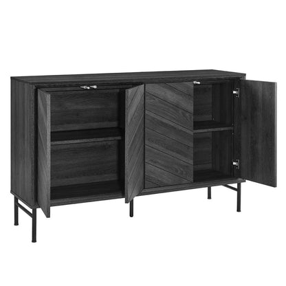 Modway - Harper Chevron Sideboard - EEI-6336-BLK veiw 3