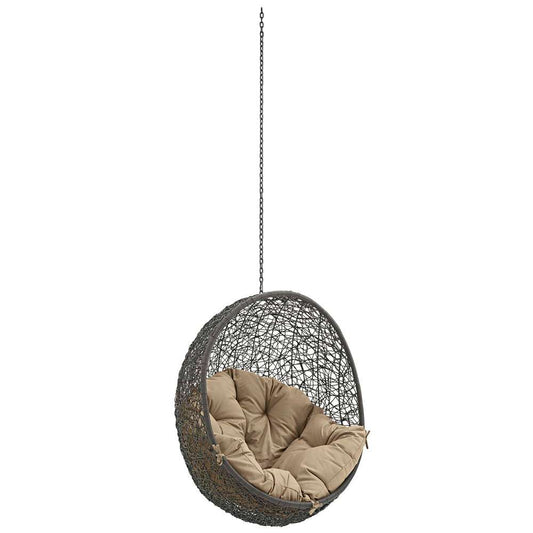 Modway - Hide Outdoor Patio Swing Chair Without Stand - EEI-2654-GRY-MOC view 1