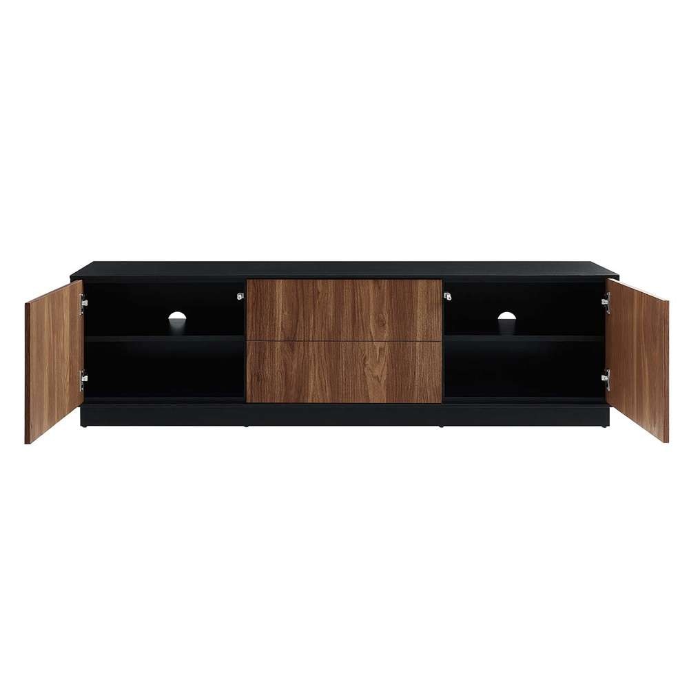 Modway - Holden 63in TV Stand - EEI-6598-BLK-WAL veiw 5