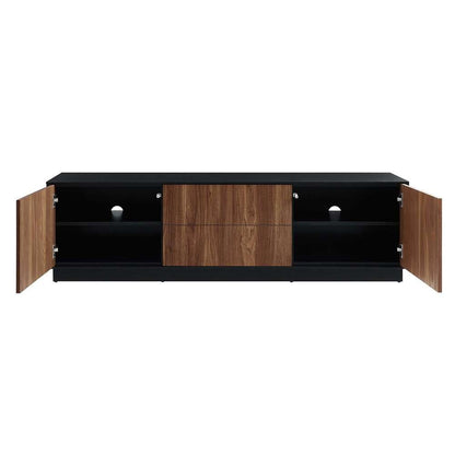Modway - Holden 63in TV Stand - EEI-6598-BLK-WAL veiw 5