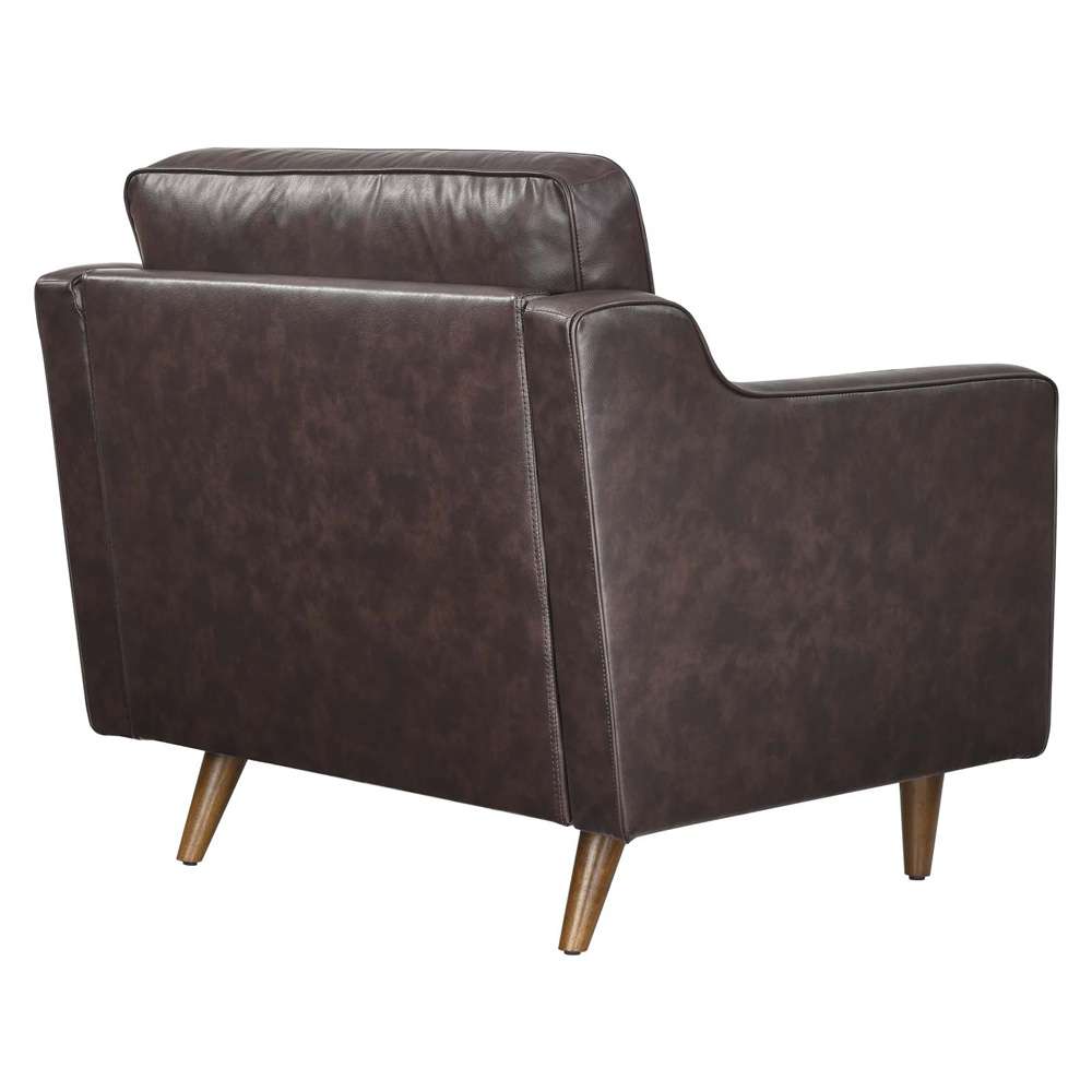 Modway - Impart Genuine Leather Armchair - EEI-5555-BRN veiw 5