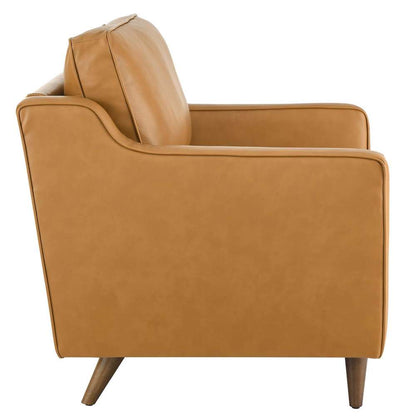 Modway - Impart Genuine Leather Armchair - EEI-5555-TAN veiw 4