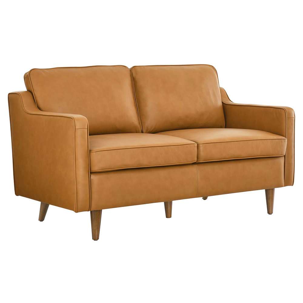 Modway - Impart Genuine Leather Loveseat - EEI-5554-TAN veiw 1