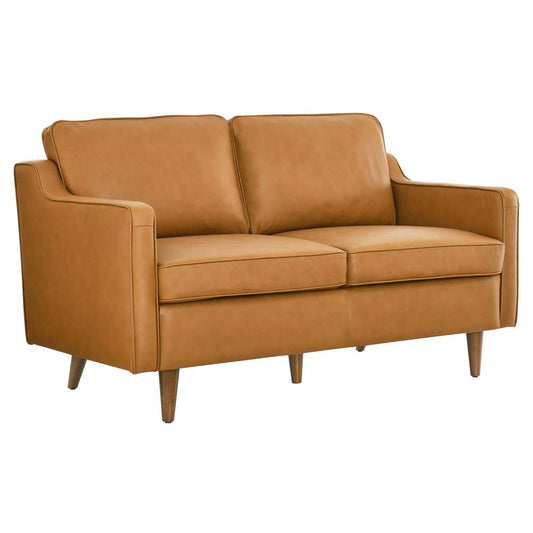 Modway - Impart Genuine Leather Loveseat - EEI-5554-TAN veiw 2