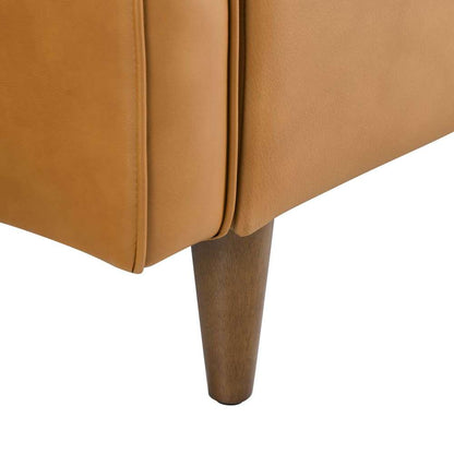 Modway - Impart Genuine Leather Loveseat - EEI-5554-TAN veiw 3