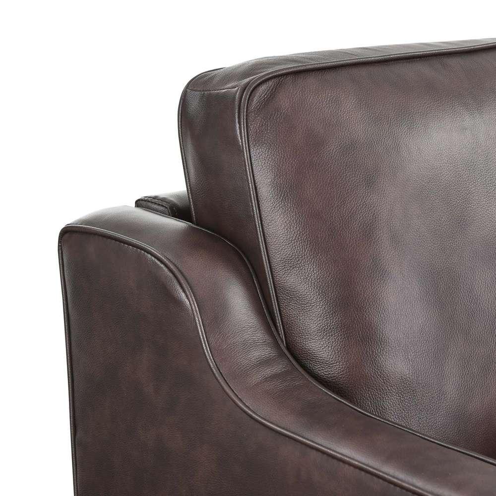 Modway - Impart Genuine Leather Sofa - EEI-5553-BRN veiw 3
