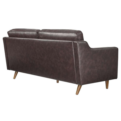 Modway - Impart Genuine Leather Sofa - EEI-5553-BRN veiw 5