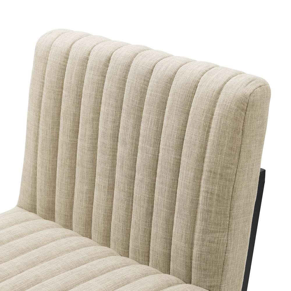 Modway - Indulge Channel Tufted Fabric Counter Stools - (Set of 2) - EEI-5741-BEI veiw 6