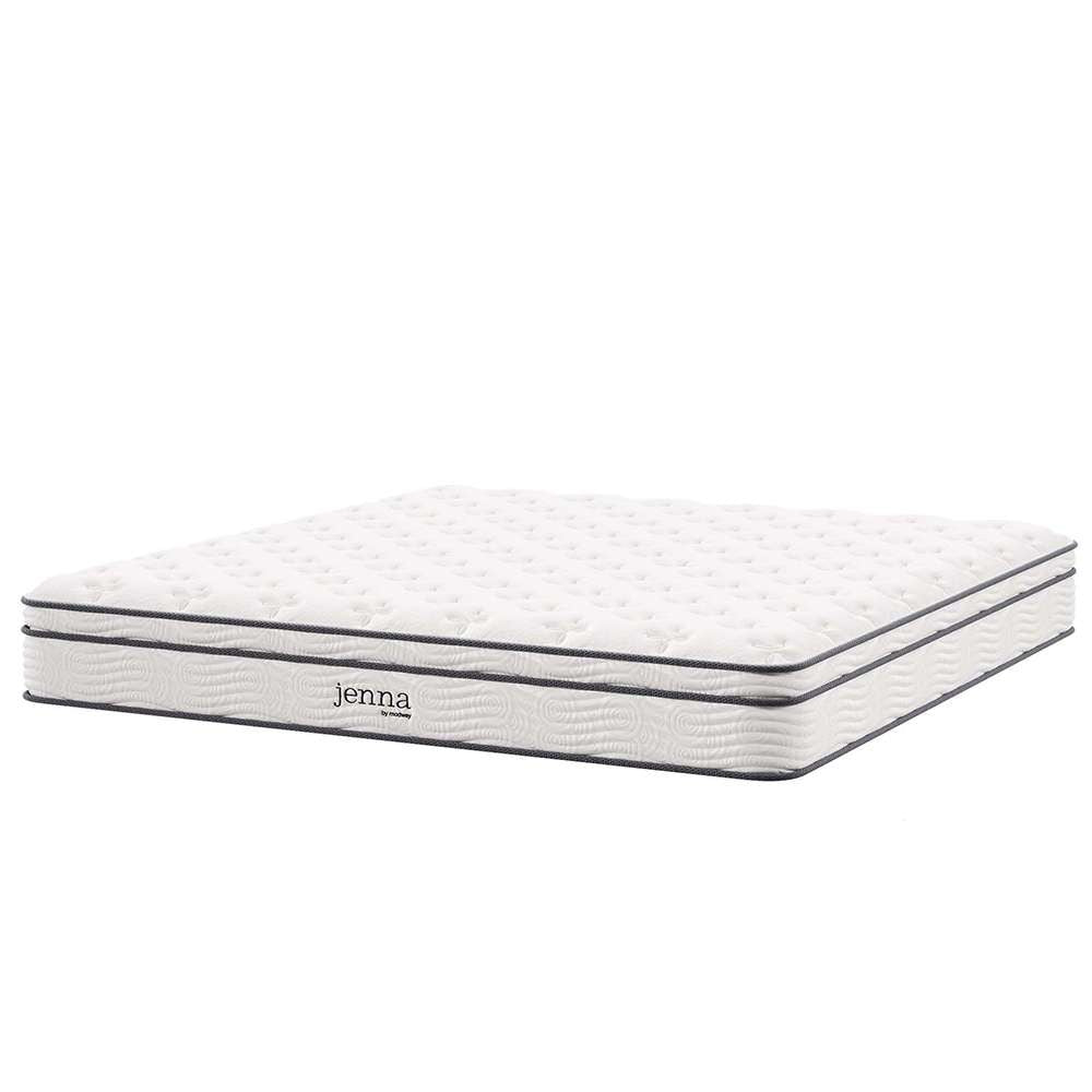 Modway - Jenna 10in Innerspring and Foam California King Mattress - MOD-6080-WHI veiw 1