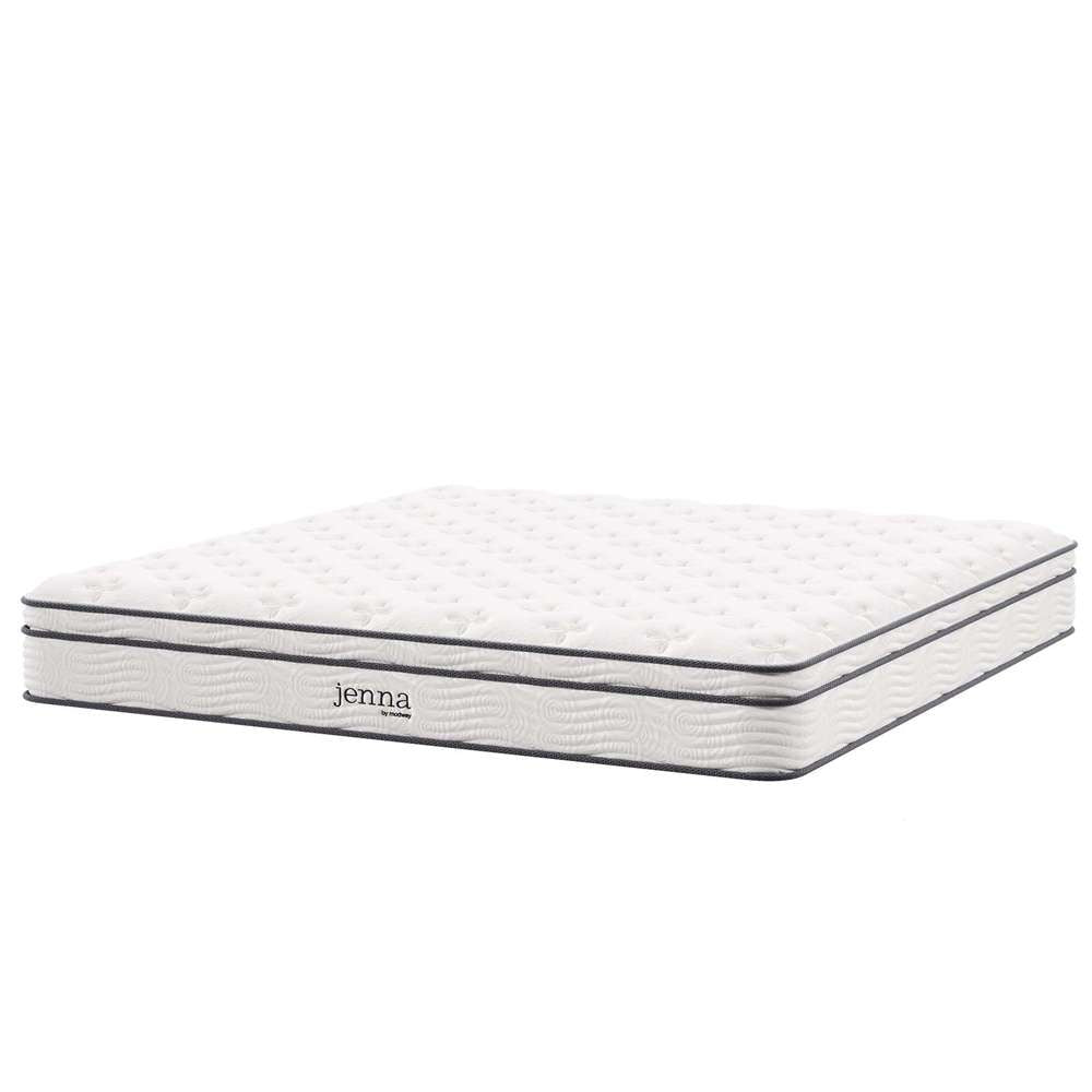 Modway - Jenna 10in Innerspring and Foam California King Mattress - MOD-6080-WHI veiw 2