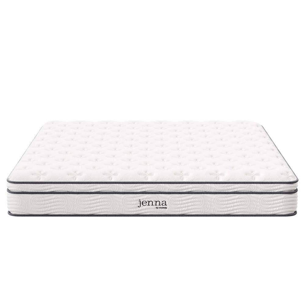 Modway - Jenna 10in Innerspring and Foam California King Mattress - MOD-6080-WHI veiw 3