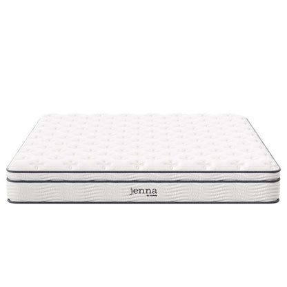Modway - Jenna 10in Innerspring and Foam California King Mattress - MOD-6080-WHI veiw 3