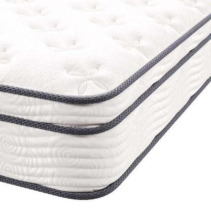 Modway - Jenna 10in Innerspring and Foam California King Mattress - MOD-6080-WHI veiw 4