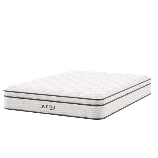 Modway - Jenna 10in Innerspring and Foam Full Mattress - MOD-5769-WHI veiw 1