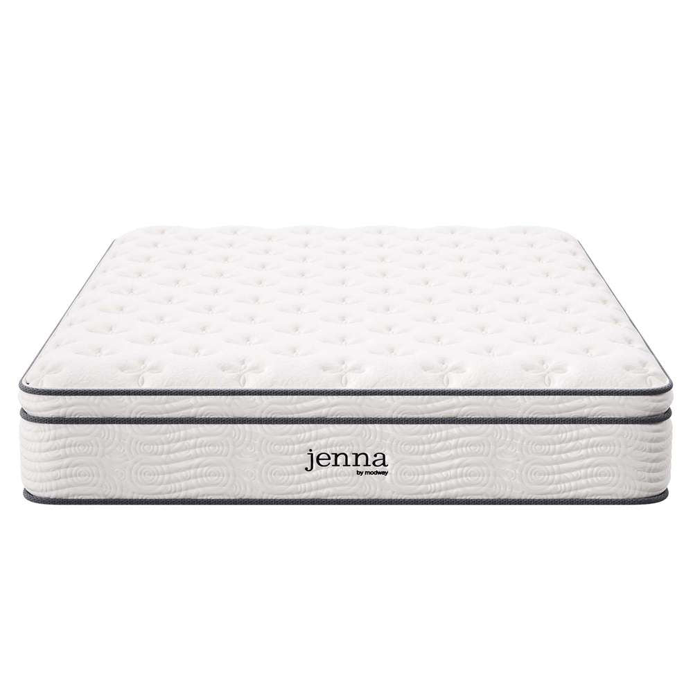 Modway - Jenna 12in Innerspring and Foam California King Mattress - MOD-7091-WHI veiw 3