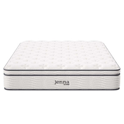 Modway - Jenna 12in Innerspring and Foam California King Mattress - MOD-7091-WHI veiw 3