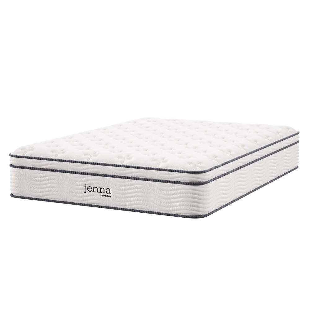 Modway - Jenna 12in Innerspring and Foam Full Mattress - MOD-7088-WHI veiw 2
