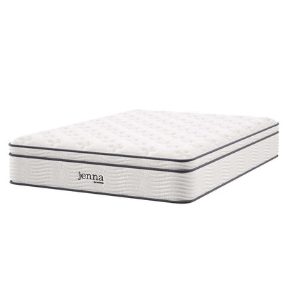 Modway - Jenna 12in Innerspring and Foam Full Mattress - MOD-7088-WHI veiw 2