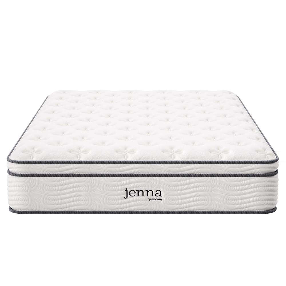 Modway - Jenna 12in Innerspring and Foam Full Mattress - MOD-7088-WHI veiw 3