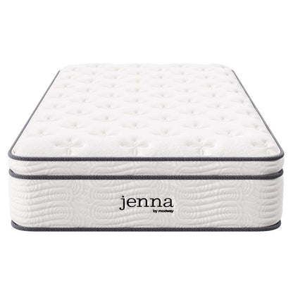 Modway - Jenna 12in Innerspring and Foam Twin Mattress - MOD-7087-WHI veiw 3