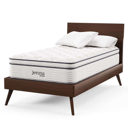 Modway - Jenna 12in Innerspring and Foam Twin Mattress - MOD-7087-WHI veiw 4