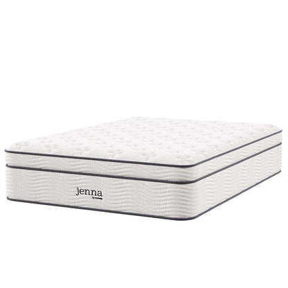 Modway - Jenna 14in Innerspring and Foam Full Mattress - MOD-6083-WHI veiw 1