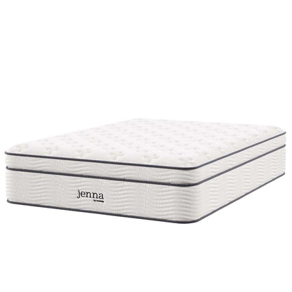 Modway - Jenna 14in Innerspring and Foam Full Mattress - MOD-6083-WHI veiw 2
