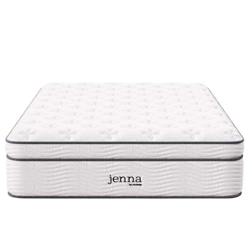 Modway - Jenna 14in Innerspring and Foam Full Mattress - MOD-6083-WHI veiw 3