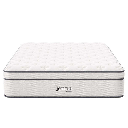 Modway - Jenna 14in Innerspring and Foam Queen Mattress - MOD-6084-WHI veiw 3