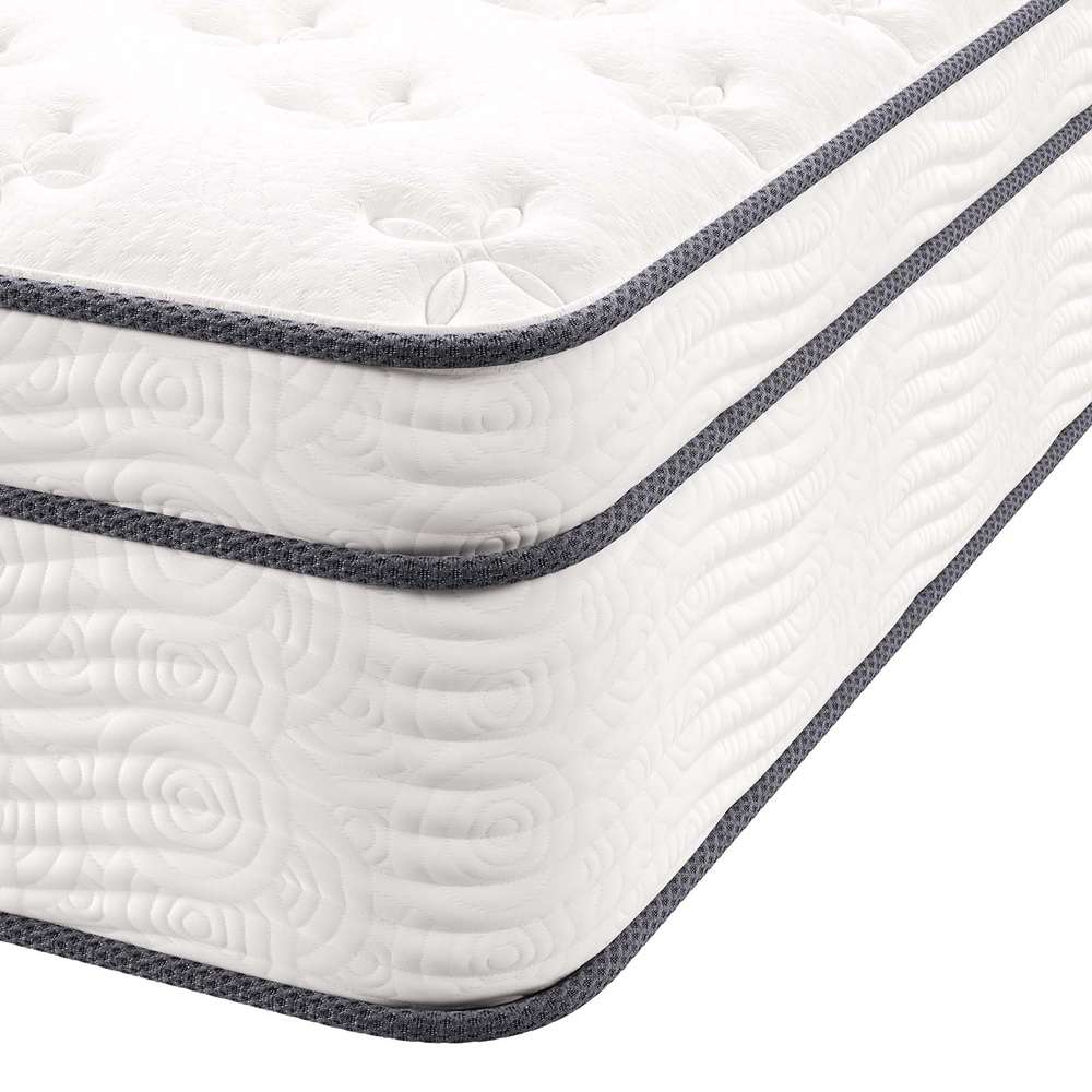Modway - Jenna 14in Innerspring and Foam Queen Mattress - MOD-6084-WHI veiw 4