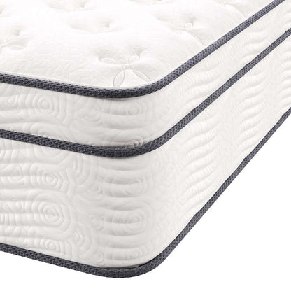Modway - Jenna 14in Innerspring and Foam Queen Mattress - MOD-6084-WHI veiw 4